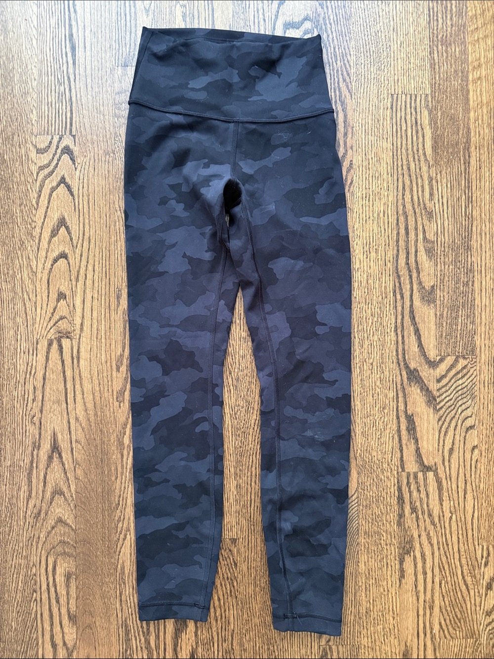 lululemon Black Camo High-Waist Leggings Size 4